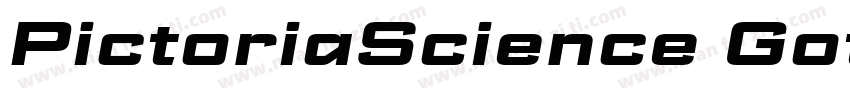 PictoriaScience Gothic SemiBold SmE字体转换
